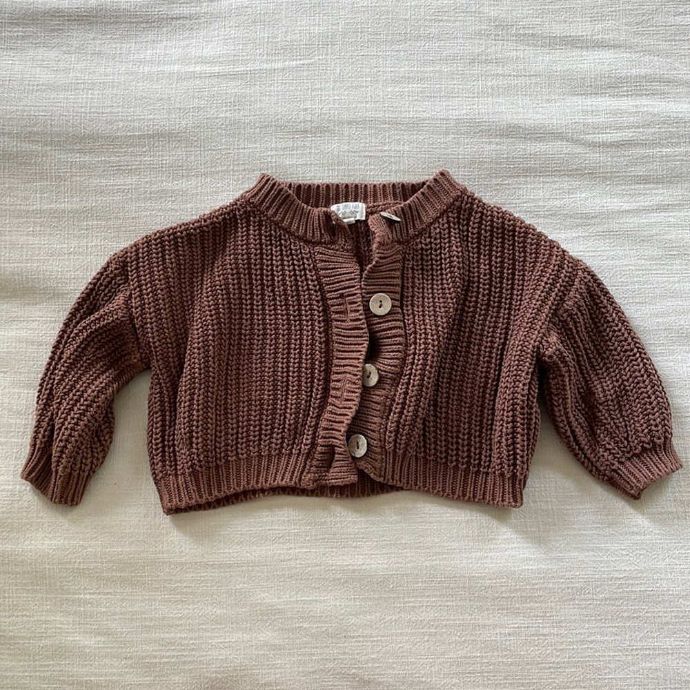 The simple folk mocha cardigan
